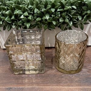 Elegant Glass Home Decor - Set of 2